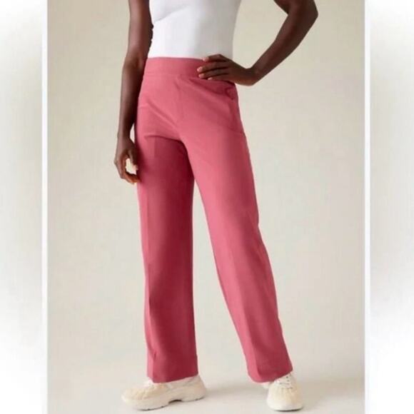 Athleta BROOKLYN HEIGHTS HIGH RISE WIDE TROUSER Size 10 - Picture 4 of 11